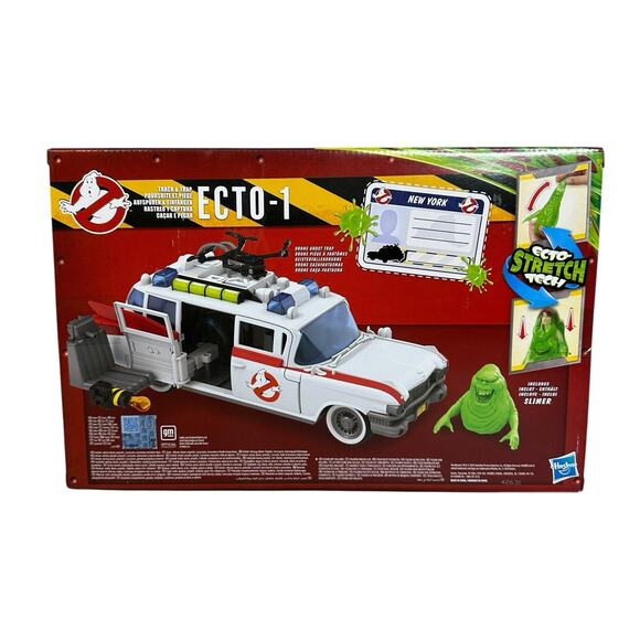 Ghostbusters ECTO-1 Car With Stretch Tech Slimer Track & Trap Frozen Empire New - Picture 7 of 9